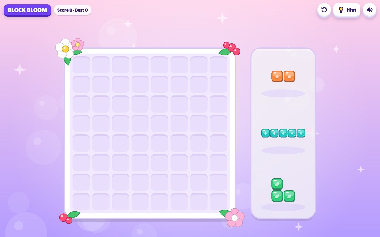 Block Bloom gameplay on desktop