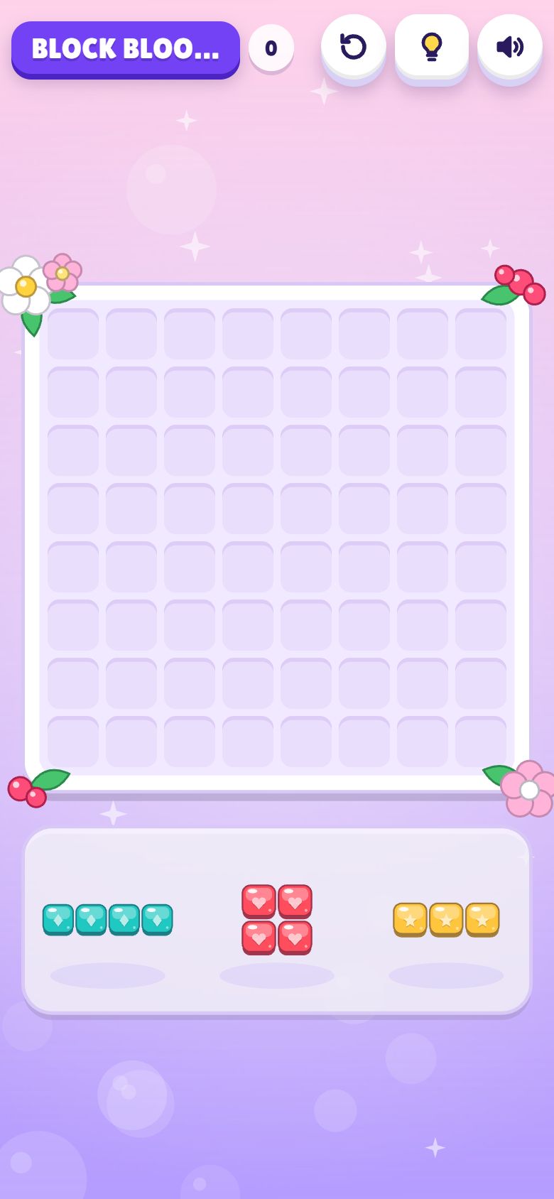 Block Bloom gameplay on a phone