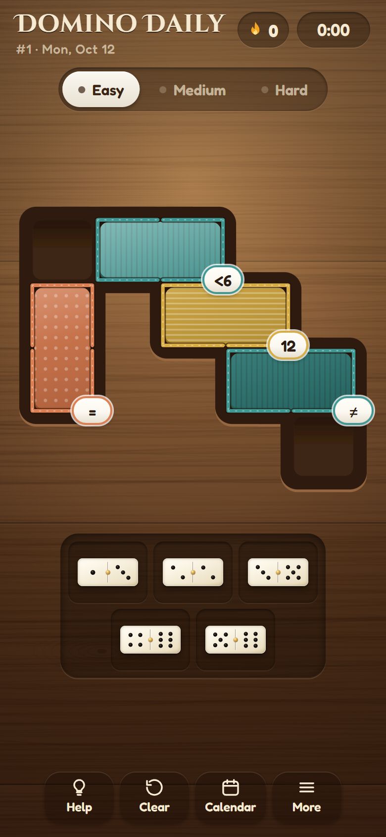 Domino Daily gameplay on a phone