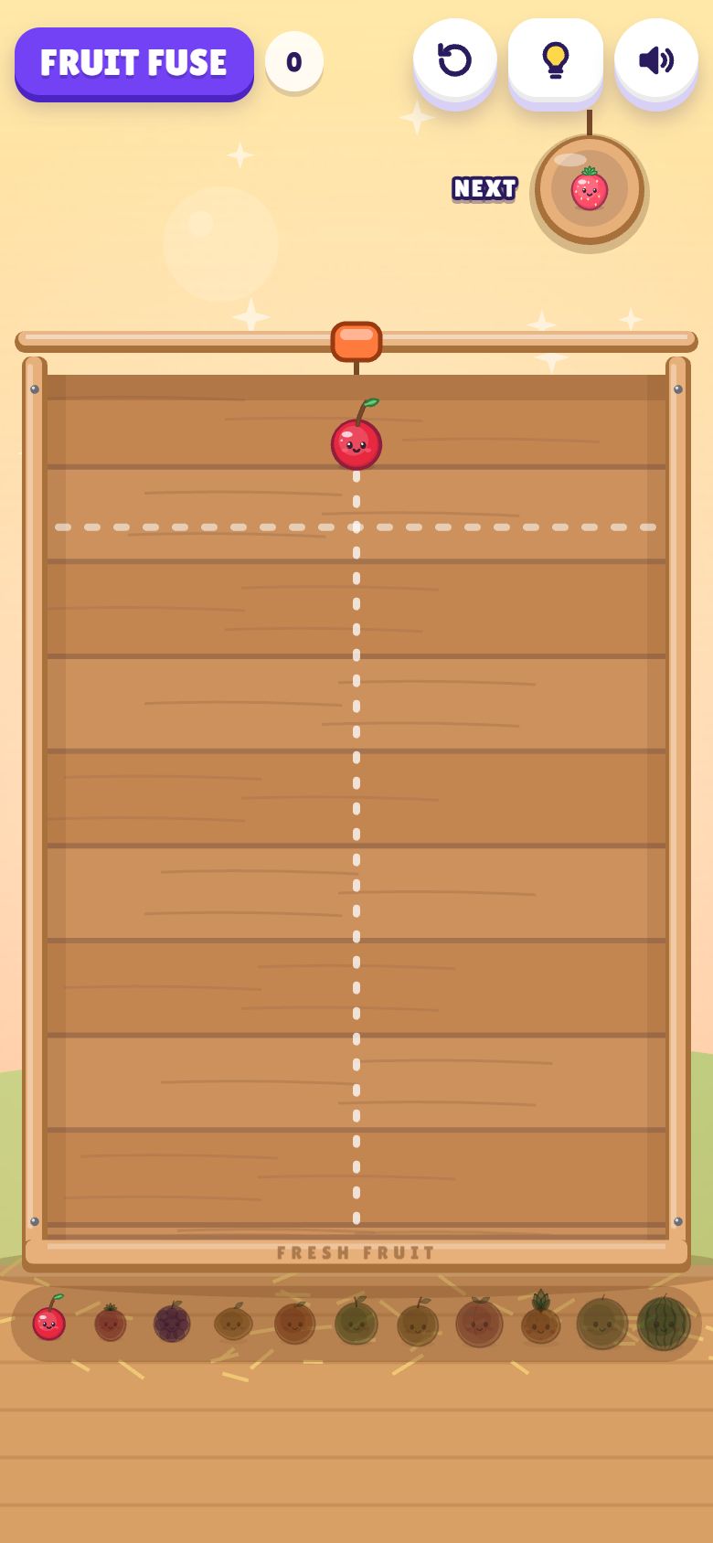 Fruit Fuse gameplay on a phone