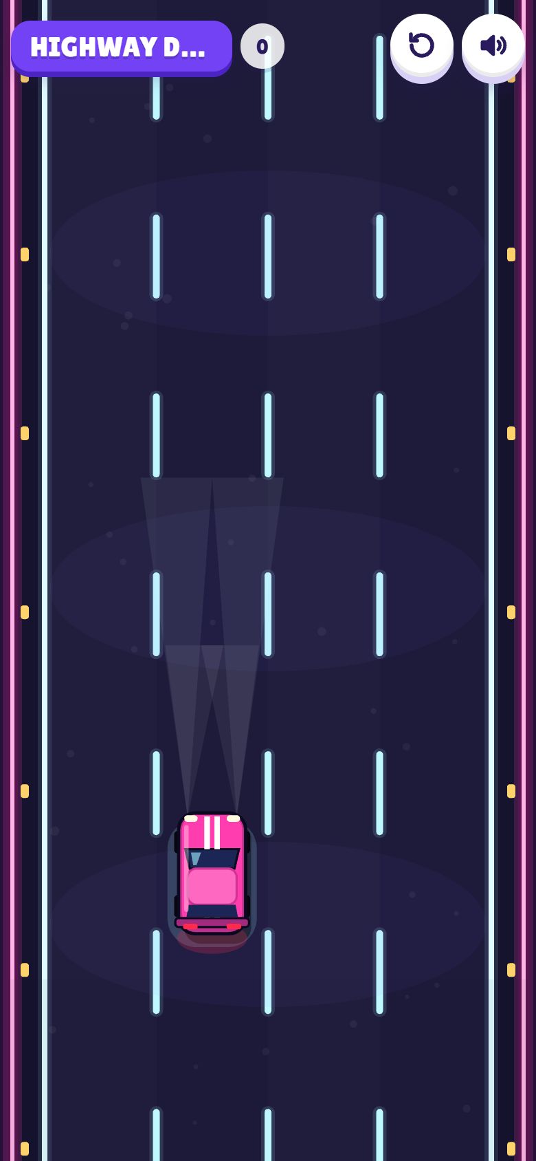 Highway Dash gameplay on a phone