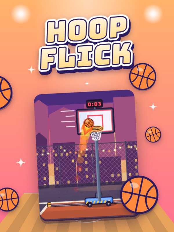 Hoop Flick – basketball shooting game