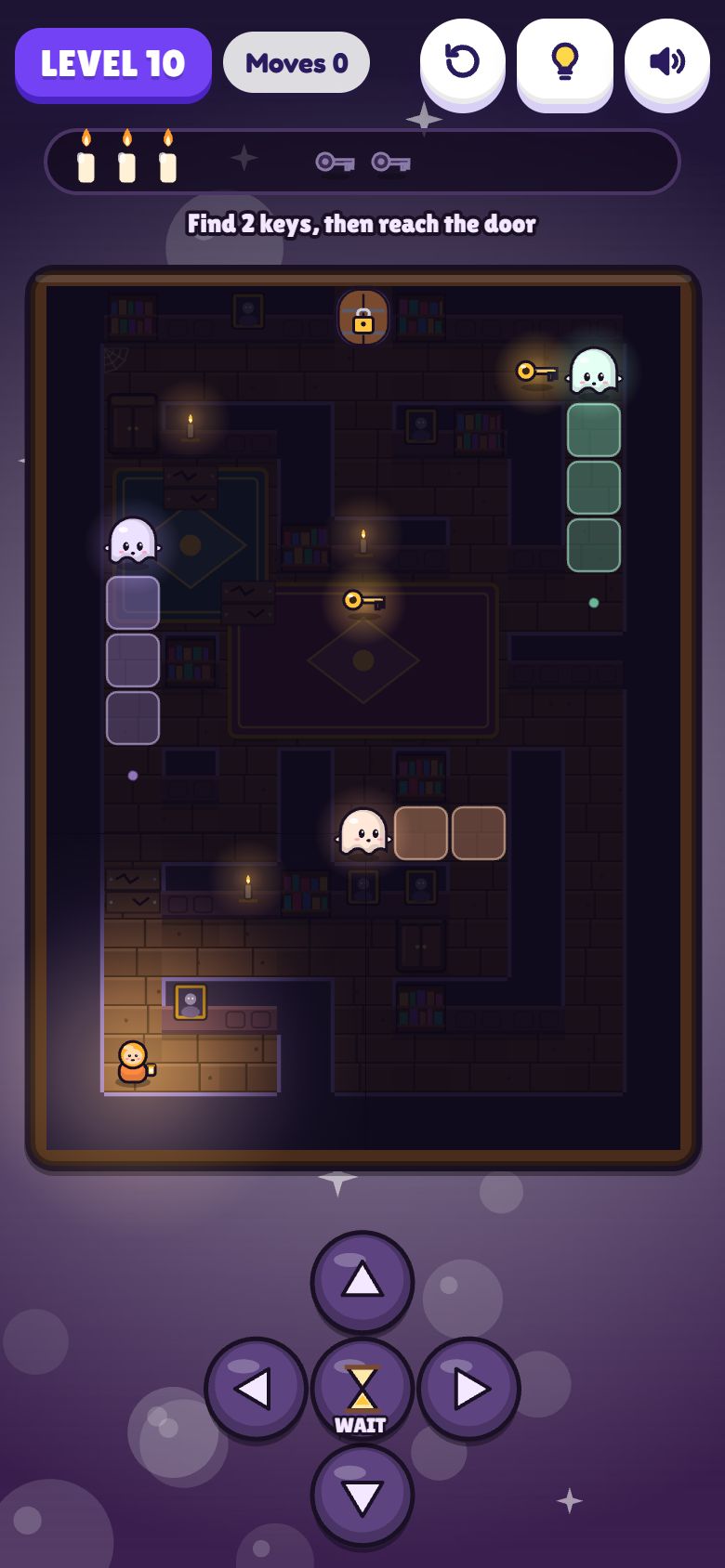 Lantern Maze gameplay on a phone