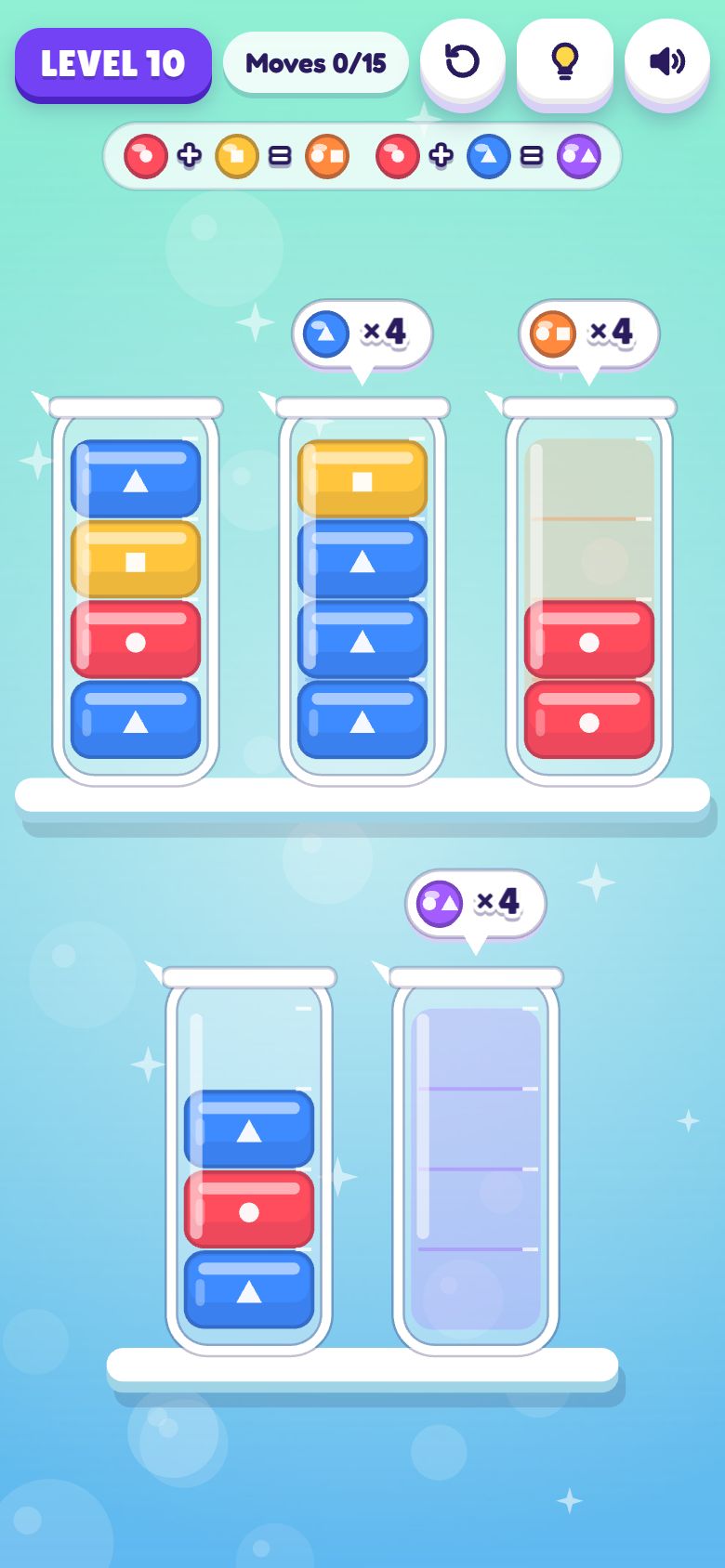 Layer Lab gameplay on a phone