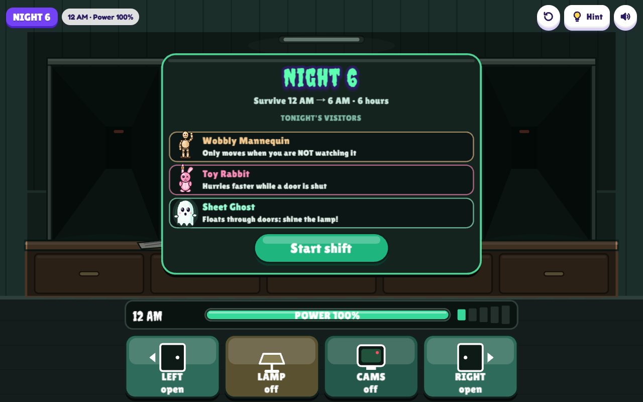 Night Desk gameplay on desktop