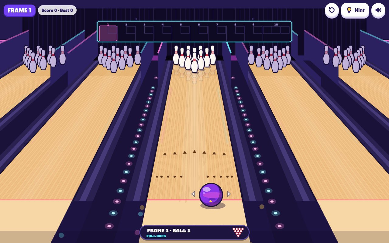 Pin Strike gameplay on desktop