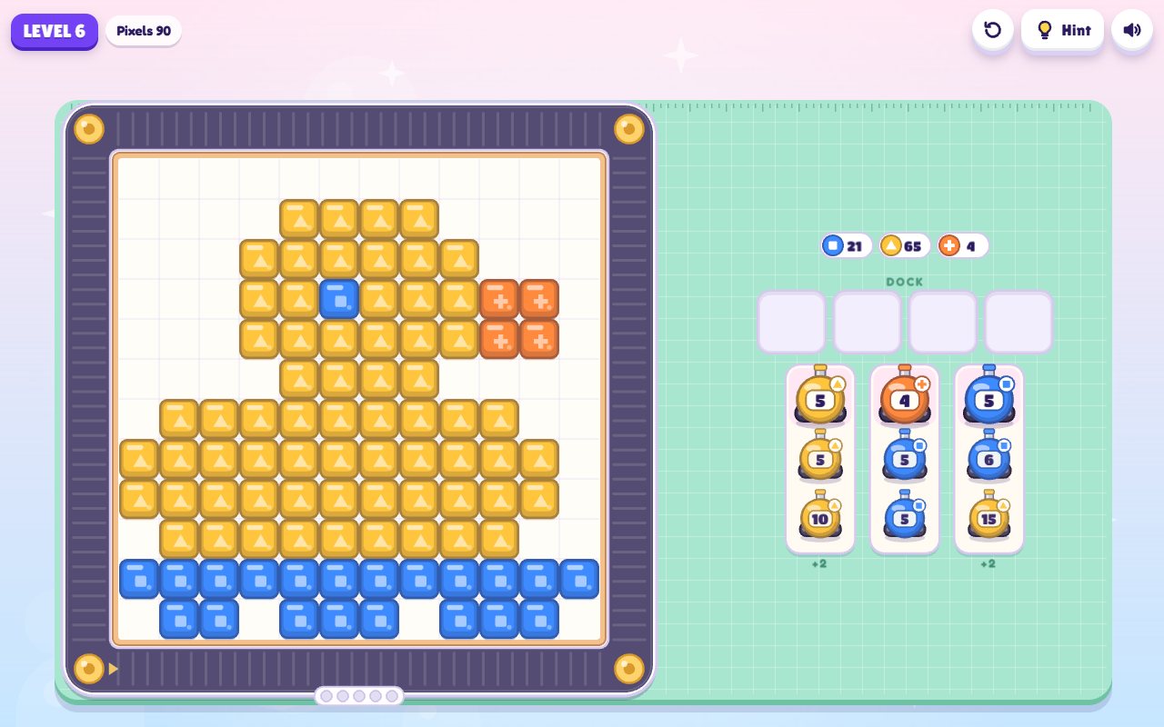 Pixel Belt gameplay on desktop