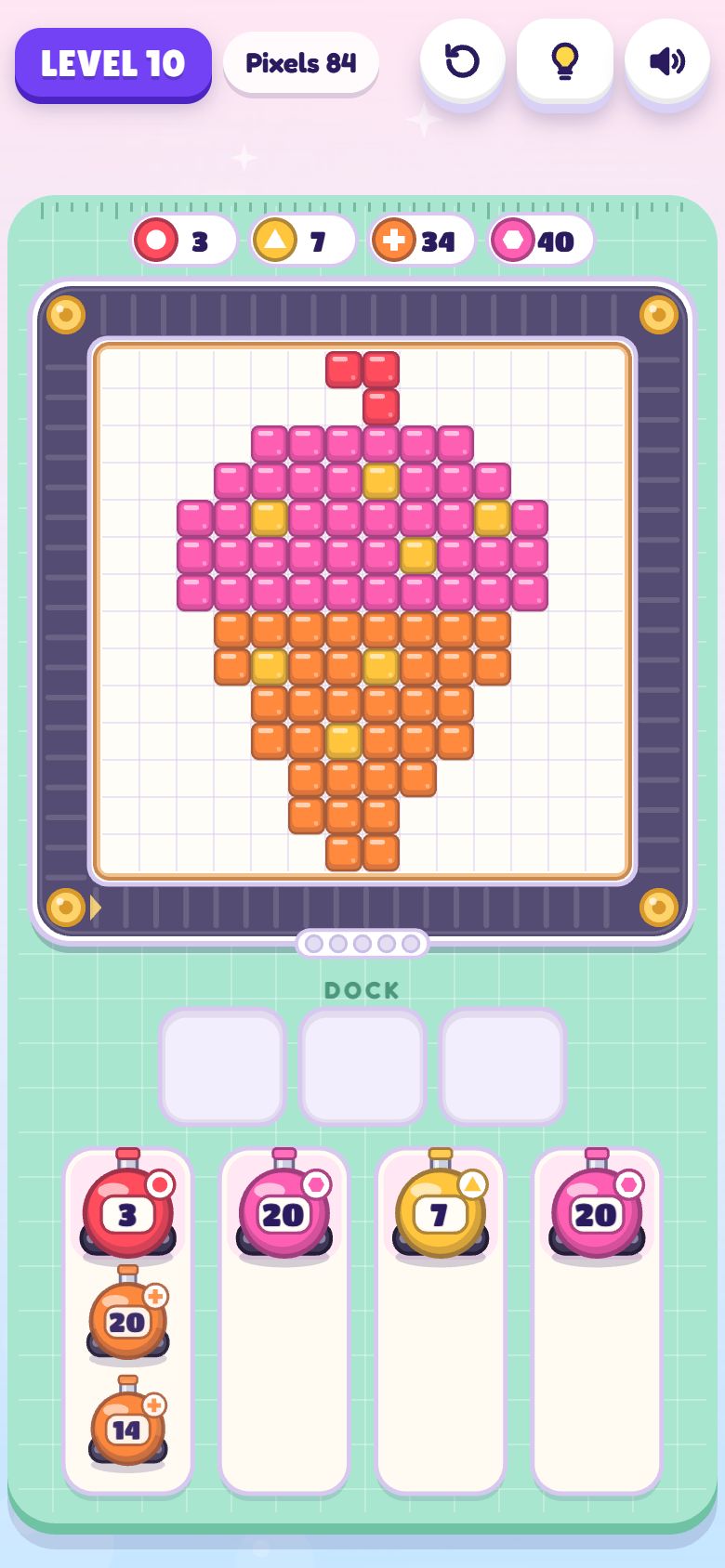 Pixel Belt gameplay on a phone