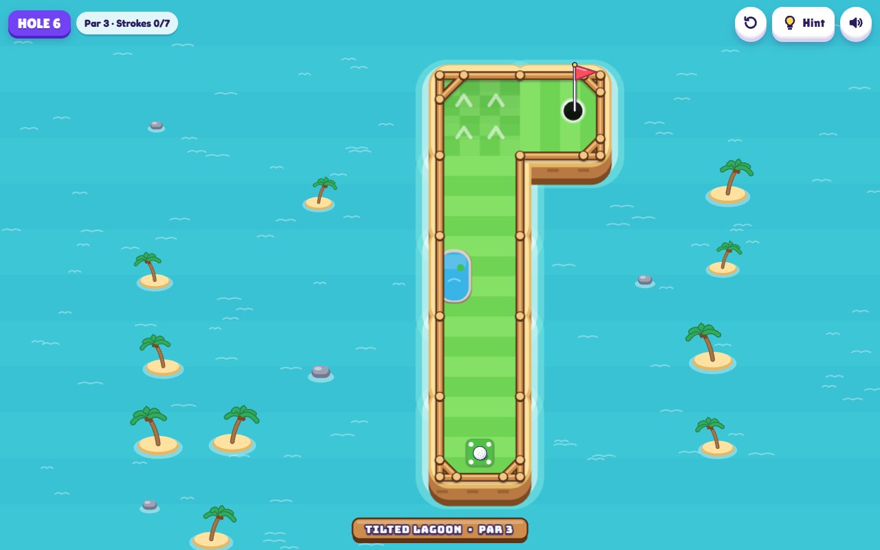 Putt Isles gameplay on desktop