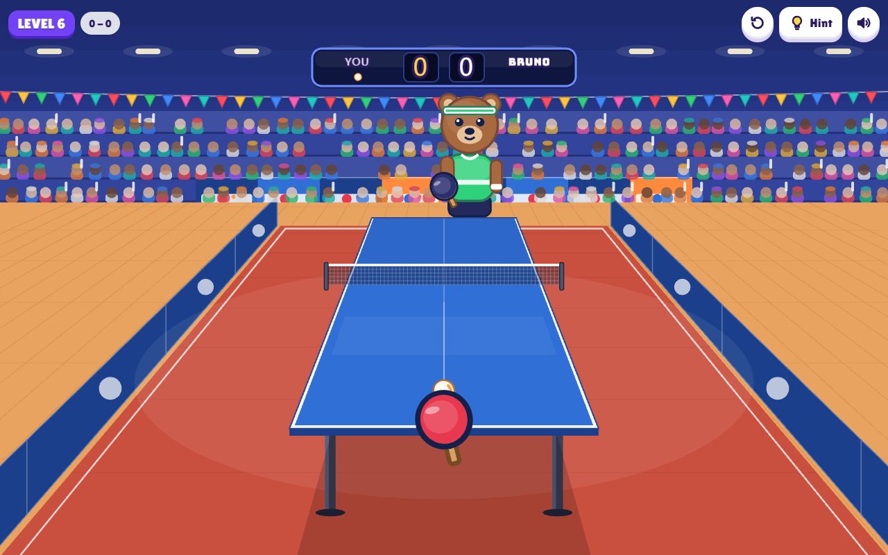 Rally Paddle gameplay on desktop