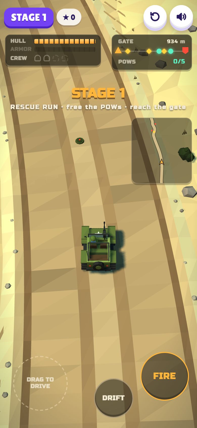 Rescue Rover gameplay on a phone