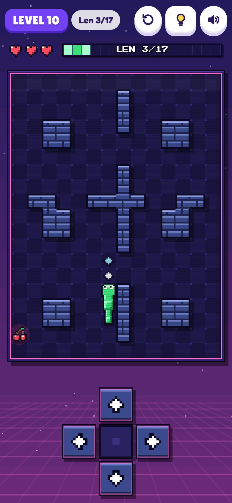 Snake Trails gameplay on a phone