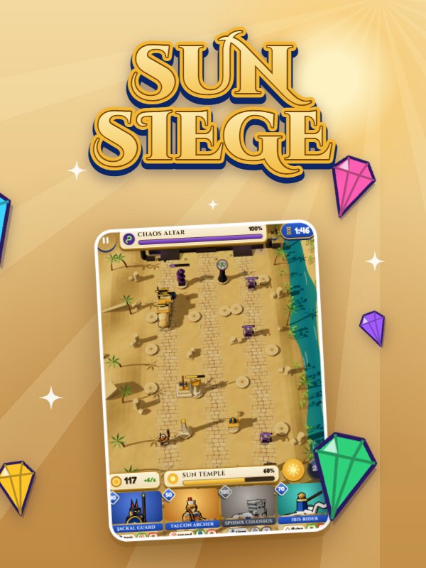 Sun Siege – egyptian tower defense game
