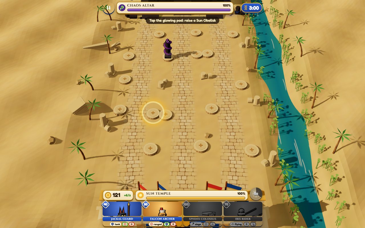 Sun Siege gameplay on desktop