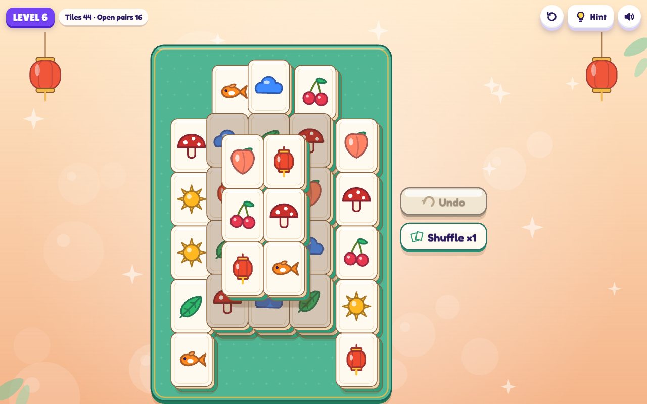 Tile Temple gameplay on desktop