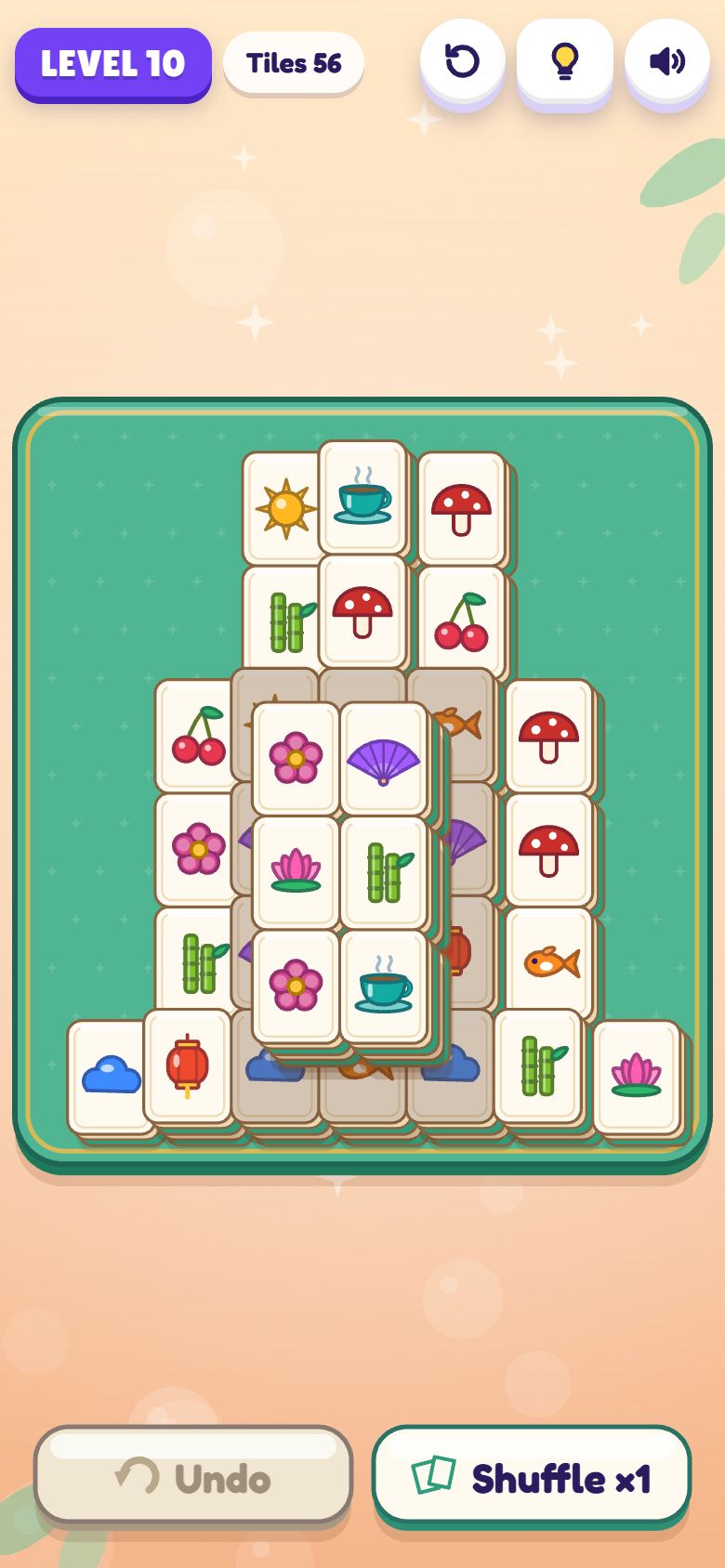 Tile Temple gameplay on a phone