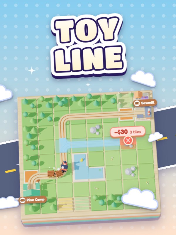 Toy Line – toy train track puzzle game