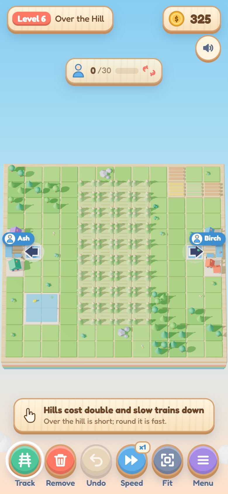 Toy Line gameplay on a phone